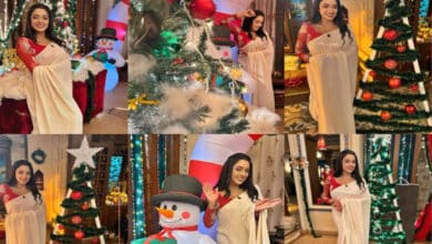 Rupali Ganguly is serving major Christmas vibes in desi avatar