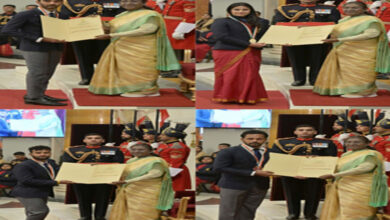 President Murmu Honors Sports Icons at Rashtrapati Bhavan; Khel Ratna Awardees Recognized