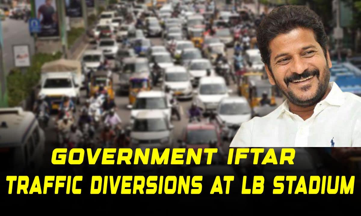 Government Iftar at LB Stadium: Hyderabad Police Announces Traffic Diversions — Check Affected Areas
