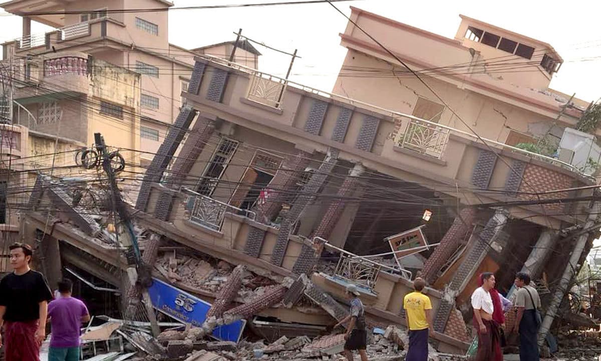 Powerful Earthquake Devastates Myanmar, kills at Least 144, Injures Over 700