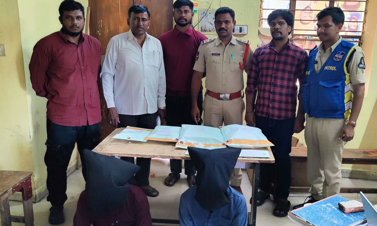 Hyderabad Police Crack Down on Ganja Trade; Two Arrested in Joint Operation