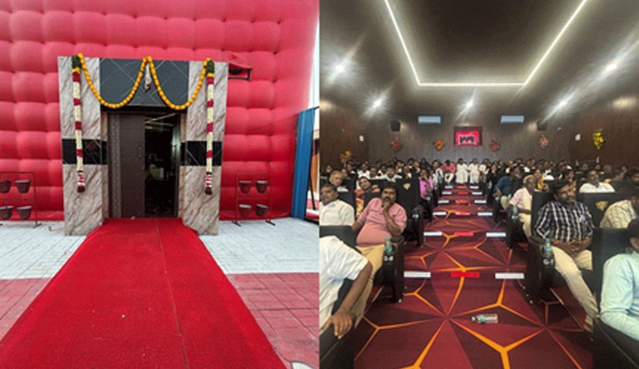 Vikram's 'Veera Dheera Sooran' Makes History as First Film Screened in Tamil Nadu’s First Inflatable Theatre
