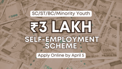Telangana youth can apply online for self-employment financial assitance up to ₹3 lakh under Rajiv Yuva Vikasam Scheme.