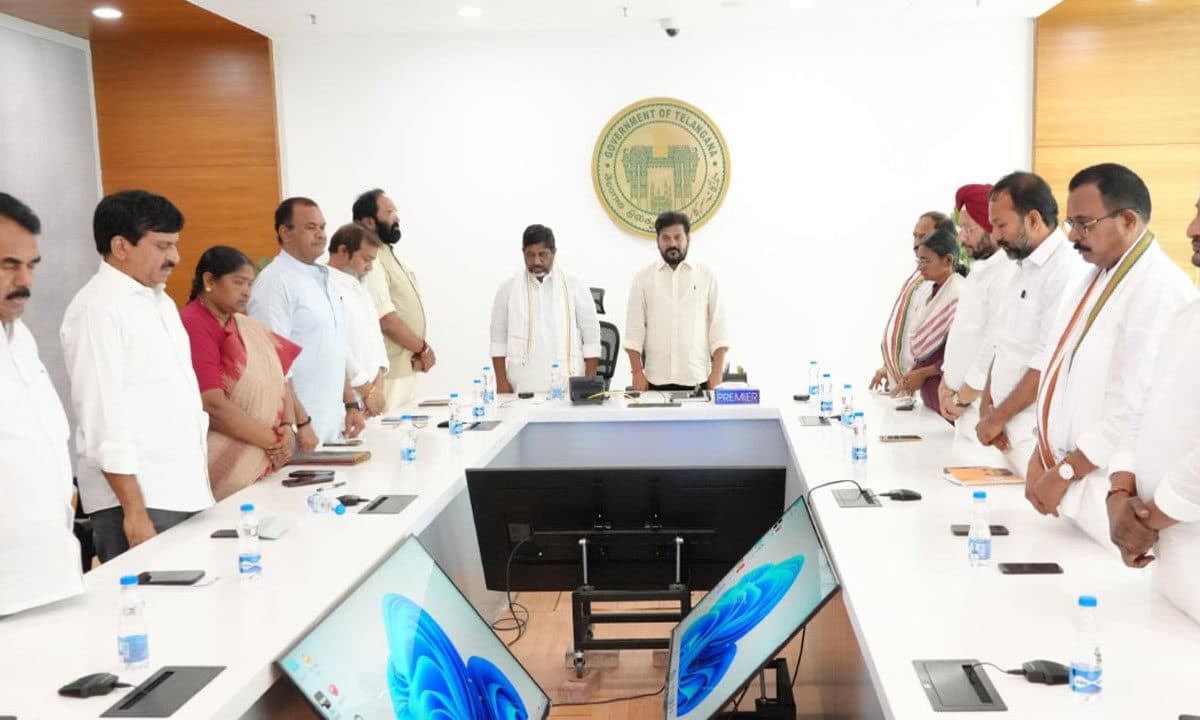 Telangana CM, Ministers Pay Homage to Victims of Pahalgam Terror Attack