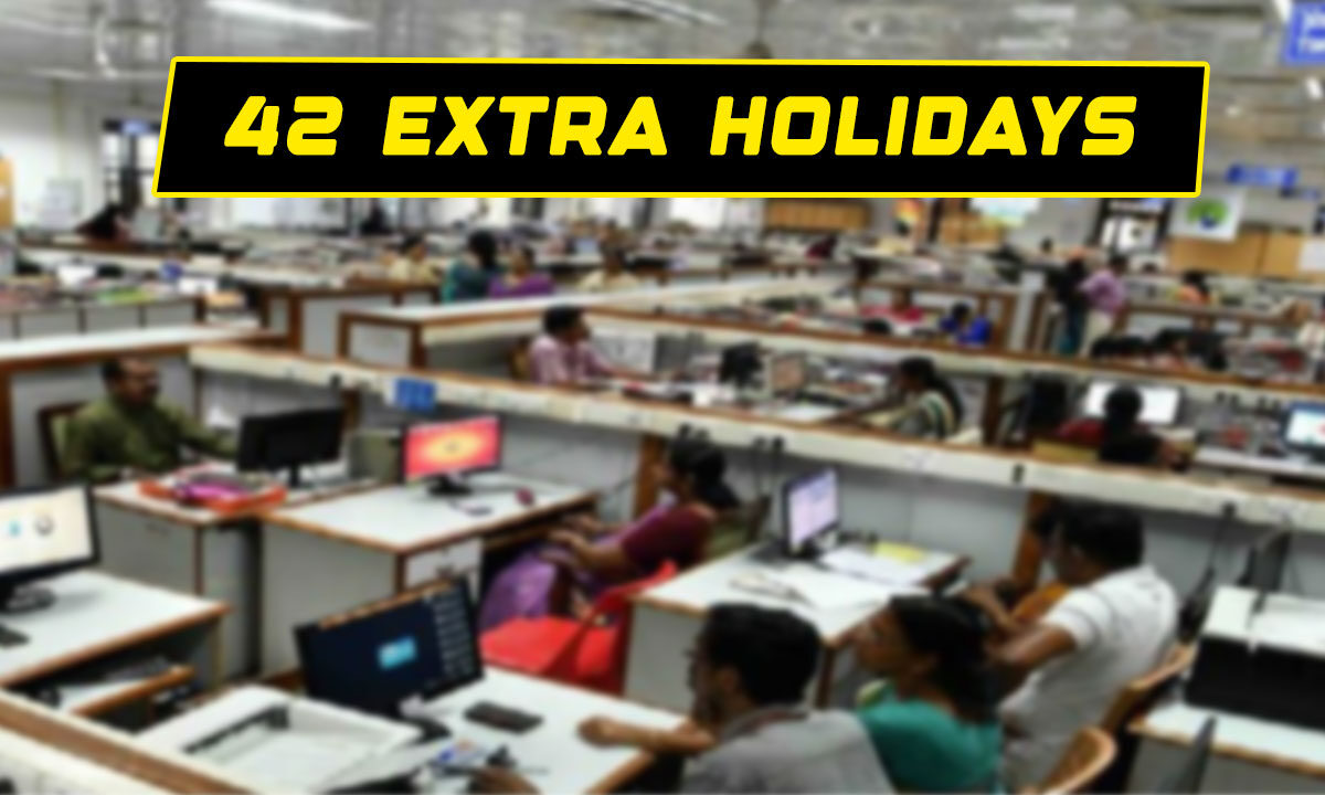 Big Bonus for Govt Staff: 42 Extra Holidays Announced for 2025!