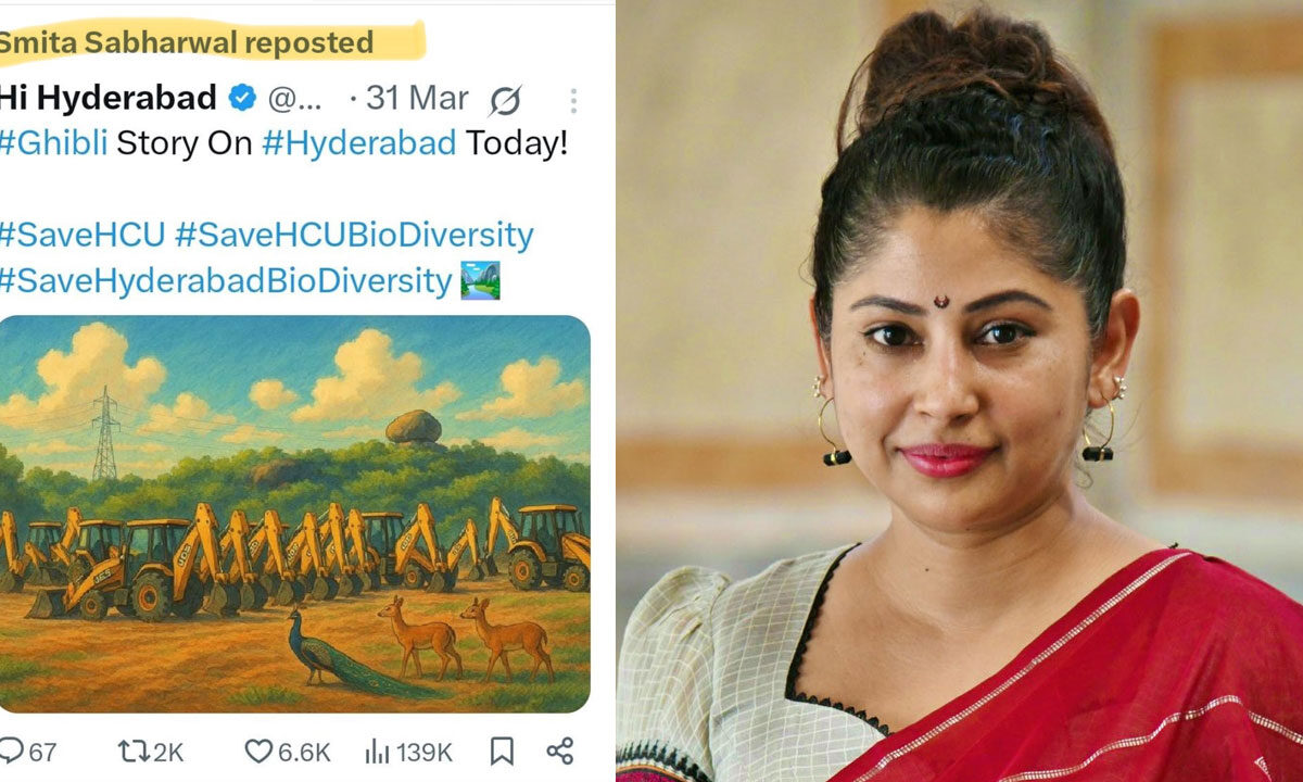 Hyderabad: IAS Officer Smita Sabharwal Faces Police Notice for Sharing Fake Photo on Social Media