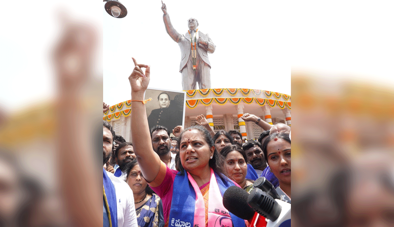 Kavitha Alleges Police Brutality Against Dalits on Ambedkar Jayanti