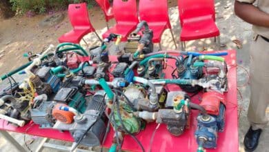 Hyderabad Crackdown: 700 Illegal Water Motors Confiscated