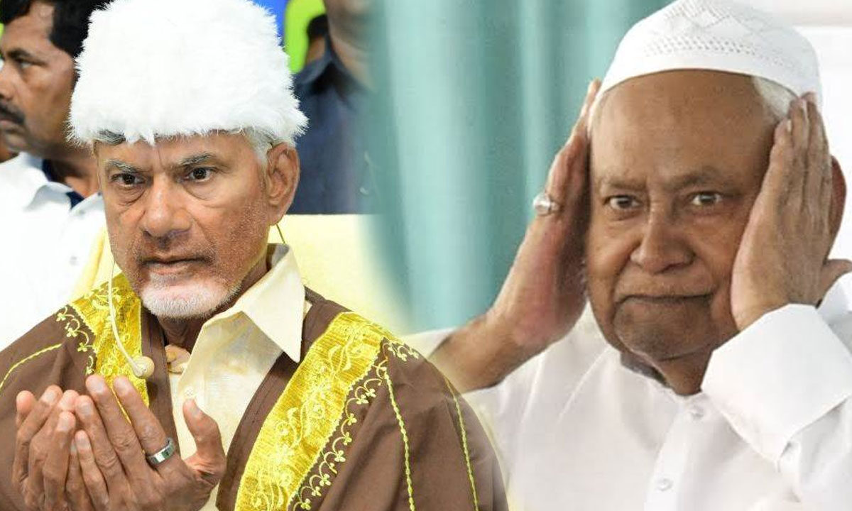 Waqf Bill Support: Has Nitish-Naidu’s Secular Jersey Got a Permanent Stain? Muslim Votes May Flip the Match!