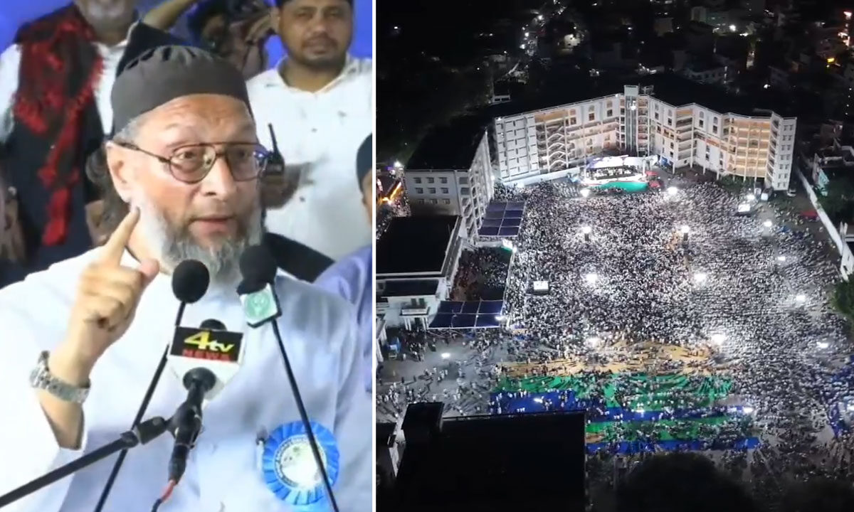 Owaisi Vows Continued Protest Against Waqf Amendment Act Until Withdrawal