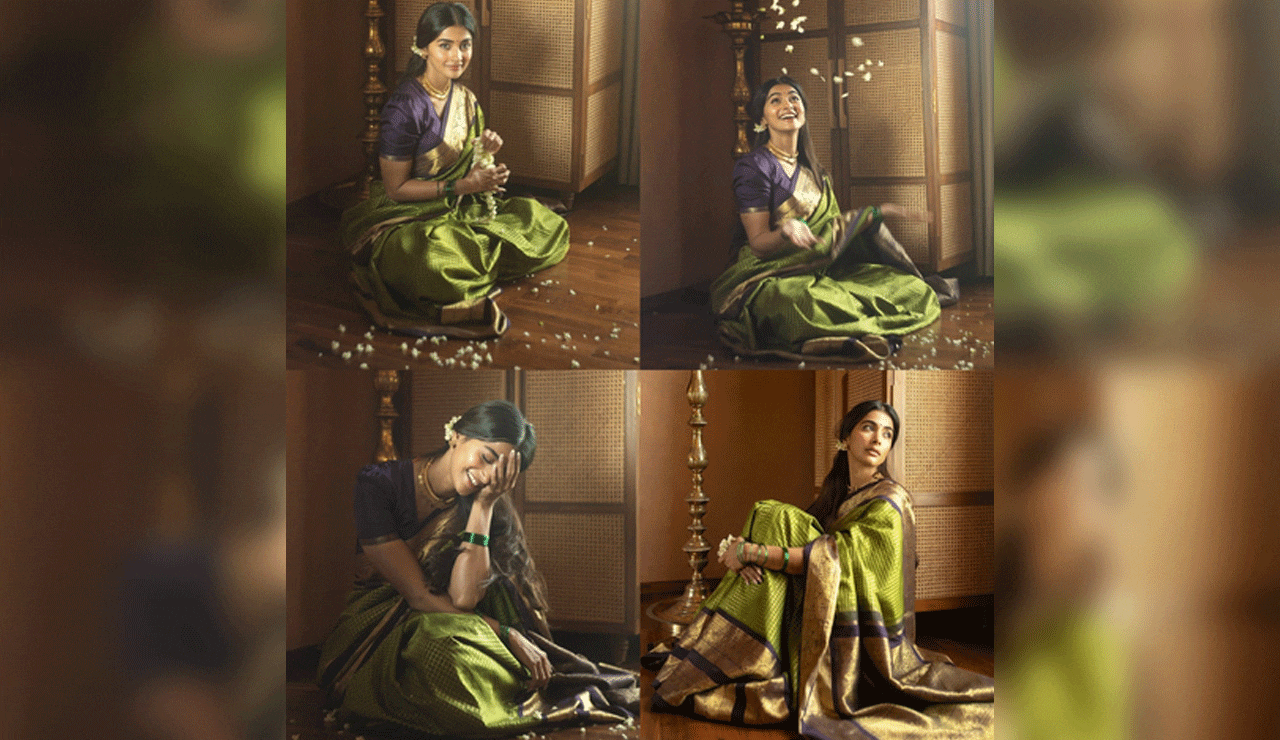 Pooja Hegde Stuns in 70-Year-Old Saree from Her Vintage Closet