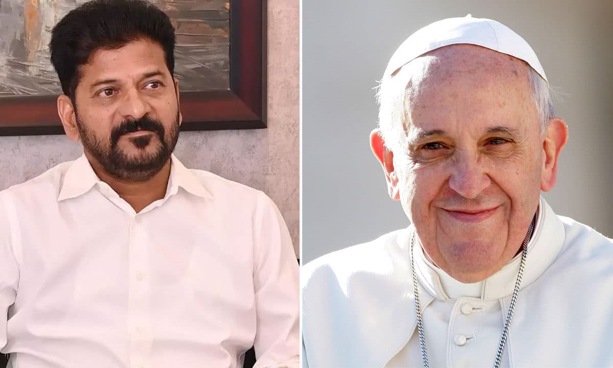 Telangana CM Revanth Reddy Mourns Pope Francis’ Demise, Hails His Global Legacy