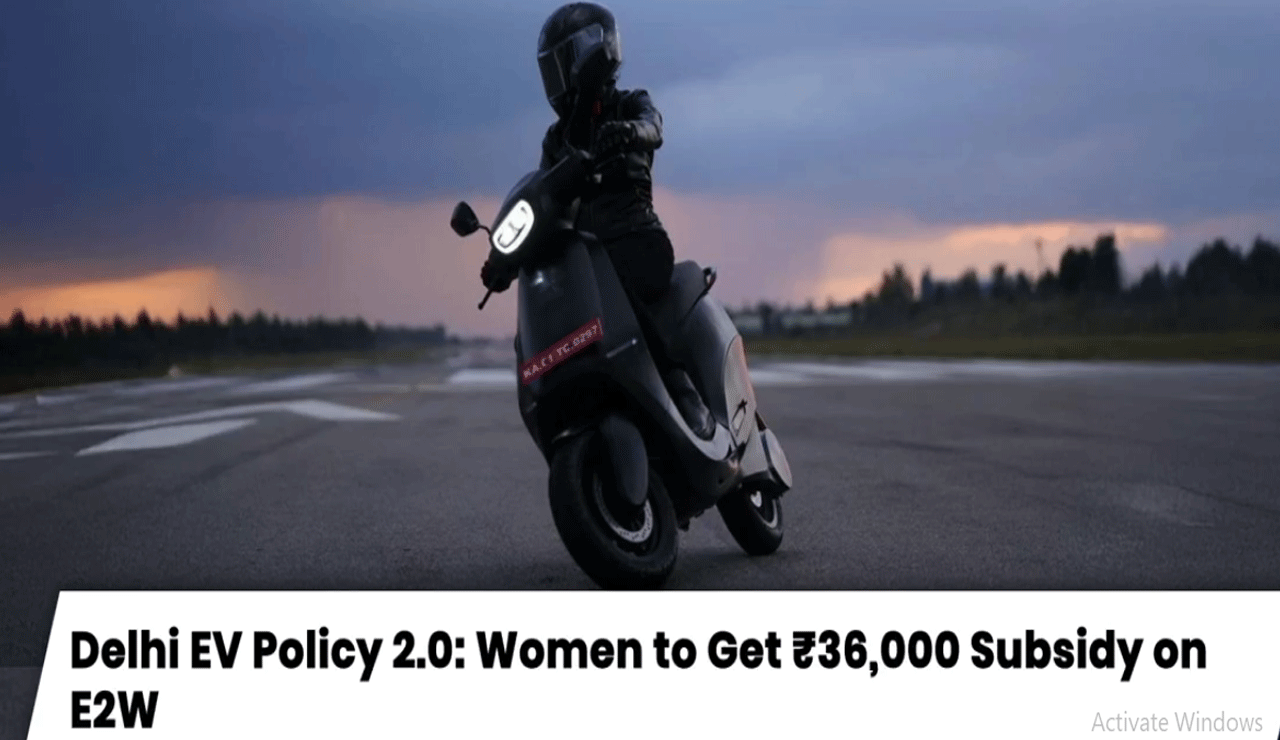 Women to Get Scooters Cheaper by Up to ₹36,000 as Delhi Govt Set to Launch New EV Policy Today