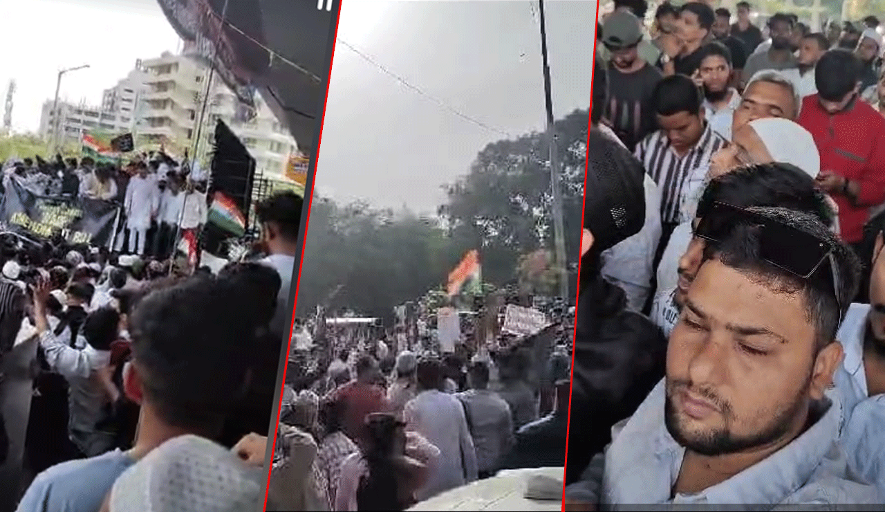 Tank Bund Turns into Protest Ground as Hyderabad Marches for Waqf Rights