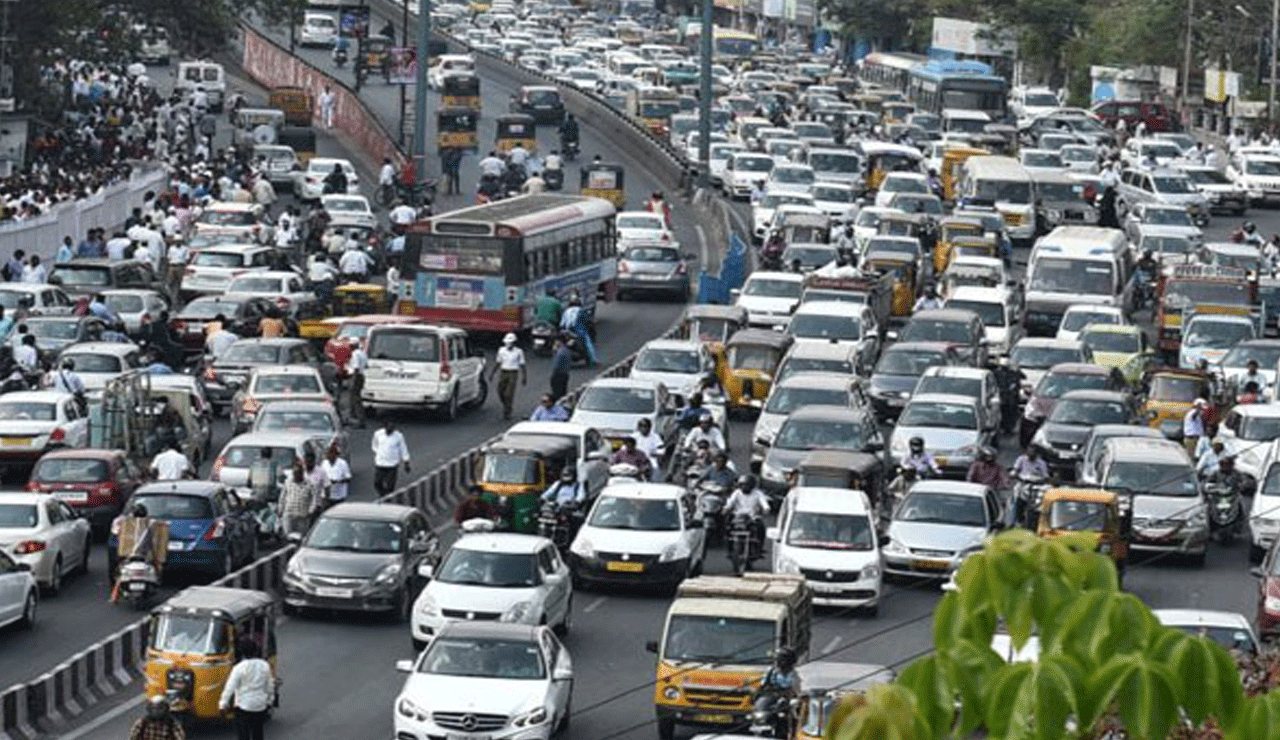 Vijayawada Grapples with Traffic Woes Despite Rapid Infrastructure Development
