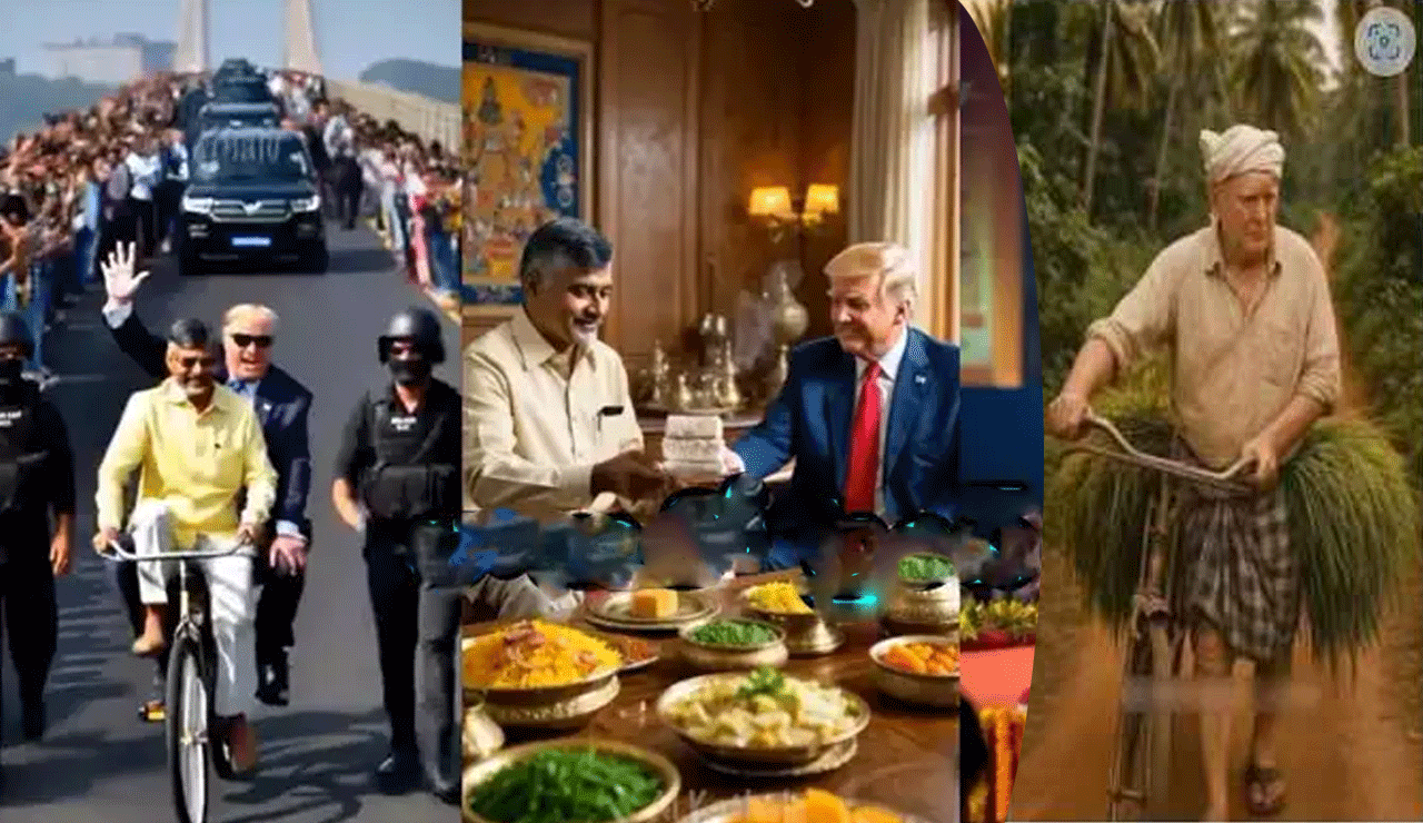 AI Magic: What If Donald Trump Visited Andhra Pradesh with the CM? From World Leader to Indian Farmer!