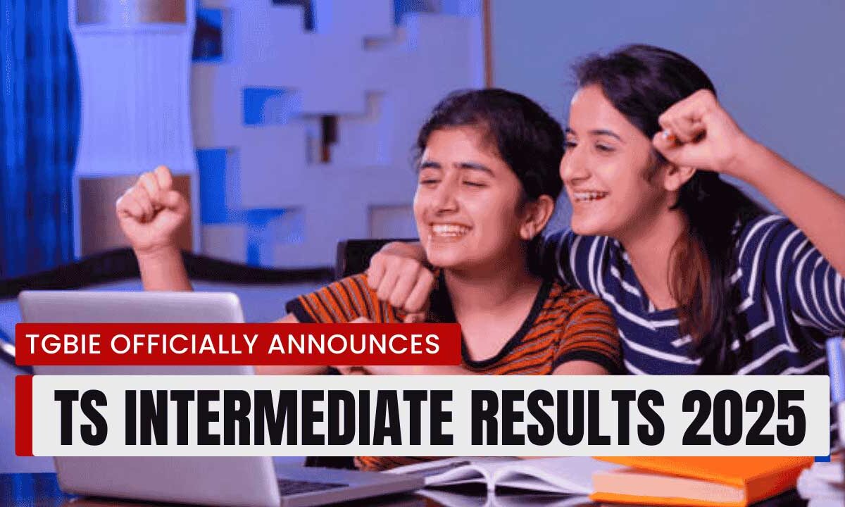 Official announcement of Telangana TS Inter Results 2025 by TGBIE on April 22.