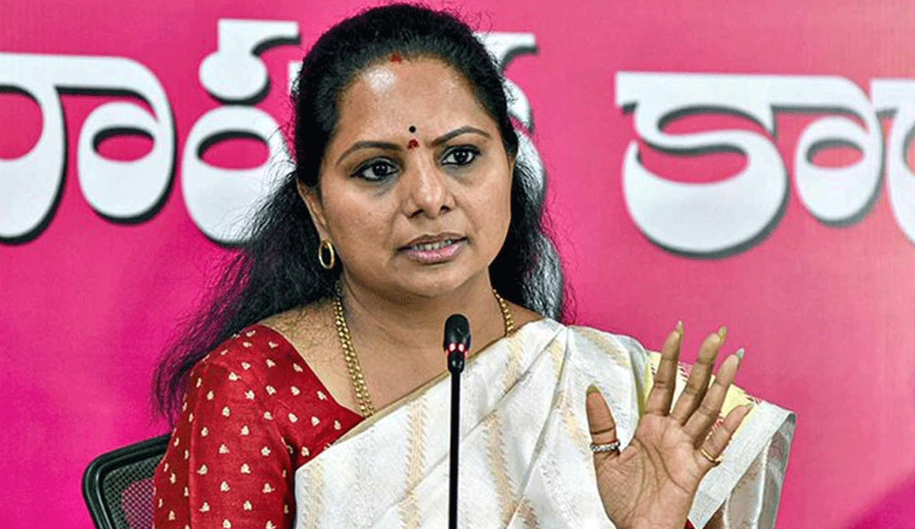 BRS MLC Kavitha Demands Cancellation and Re-Exam of Group-I in Telangana