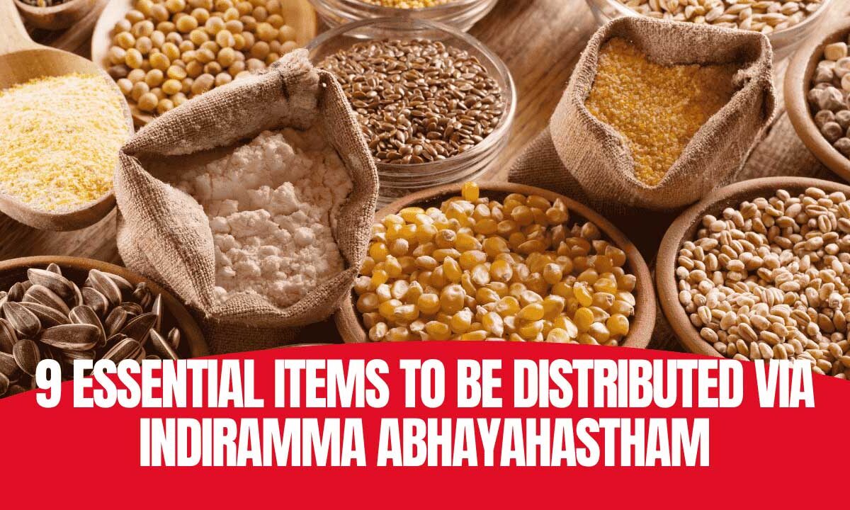 Telangana Ration Cards Big Update: Essential items like pulses, oil, and spices to be distributed under Indiramma Abhayahastham.