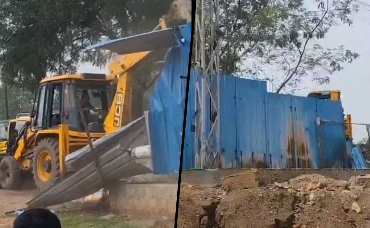 Hyderabad: Illegal Structures Demolished in Miyapur