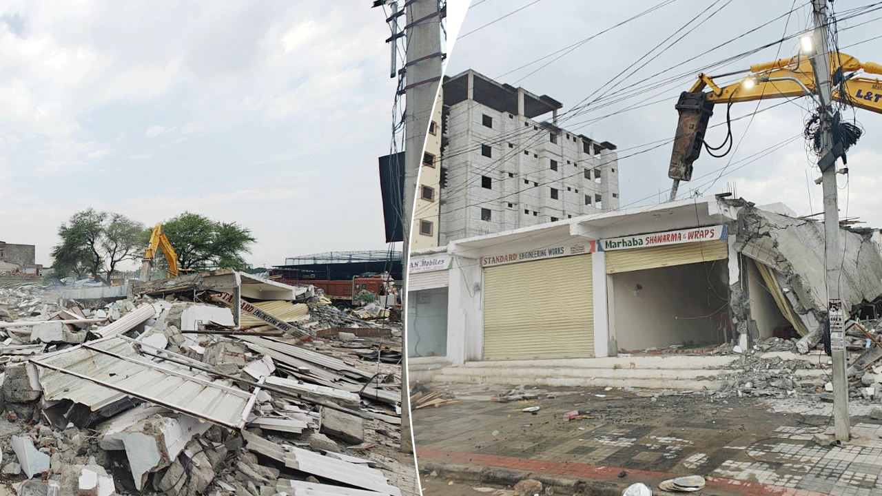 Tension Erupts in Hafez Baba Nagar Following HYDRAA Demolition Drive