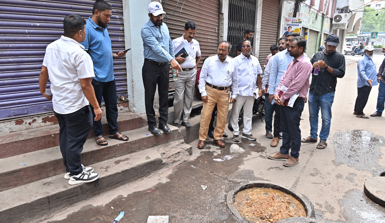 HMWSSB Cracks Down on Malakpet Hotel for Dumping Waste into Sewer Line