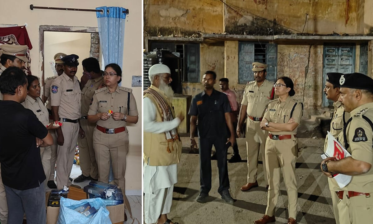 Hyderabad: 530 Houses Searched, 70 Vehicles Seized in Massive Cordon Operation at Begumpet