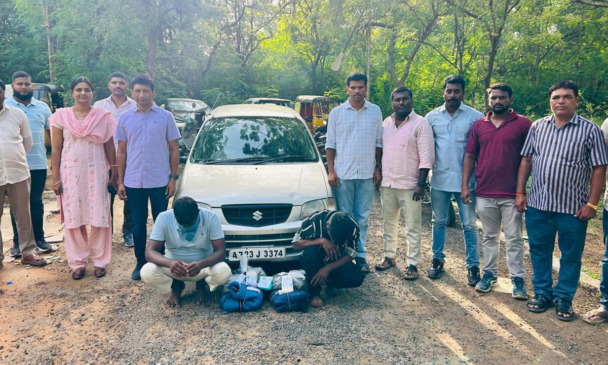 Hyderabad STF Seizes Ganja, Car, and Hallucinogenic Pills in Two Separate Operations