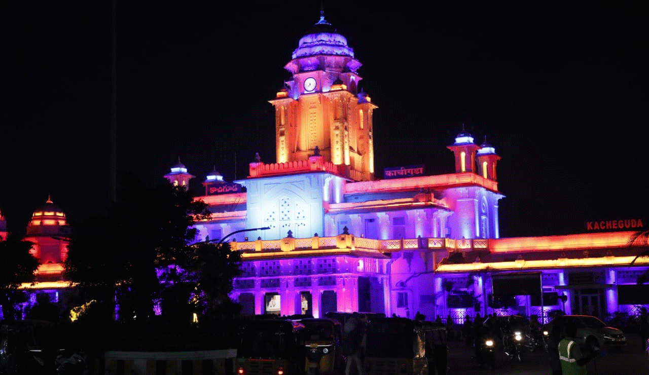 Kacheguda Railway Station Glows with New Lighting System Worth ₹2.23 Crore