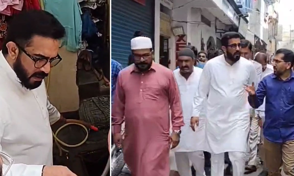 Hyderabad: AIMIM MLA Majid Hussain Visits Mehdipatnam’s Khaja Gulshan Area to Address Water Issues