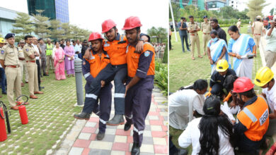 Hyderabad: Successful Fire Mock Drill Conducted at ICCCC Building in Banjara Hills