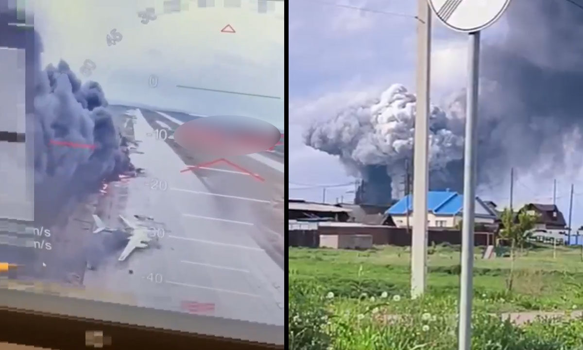 Ukraine Strikes Deep Inside Russia, Hits Nuclear-Capable Bombers in Massive Drone Attack