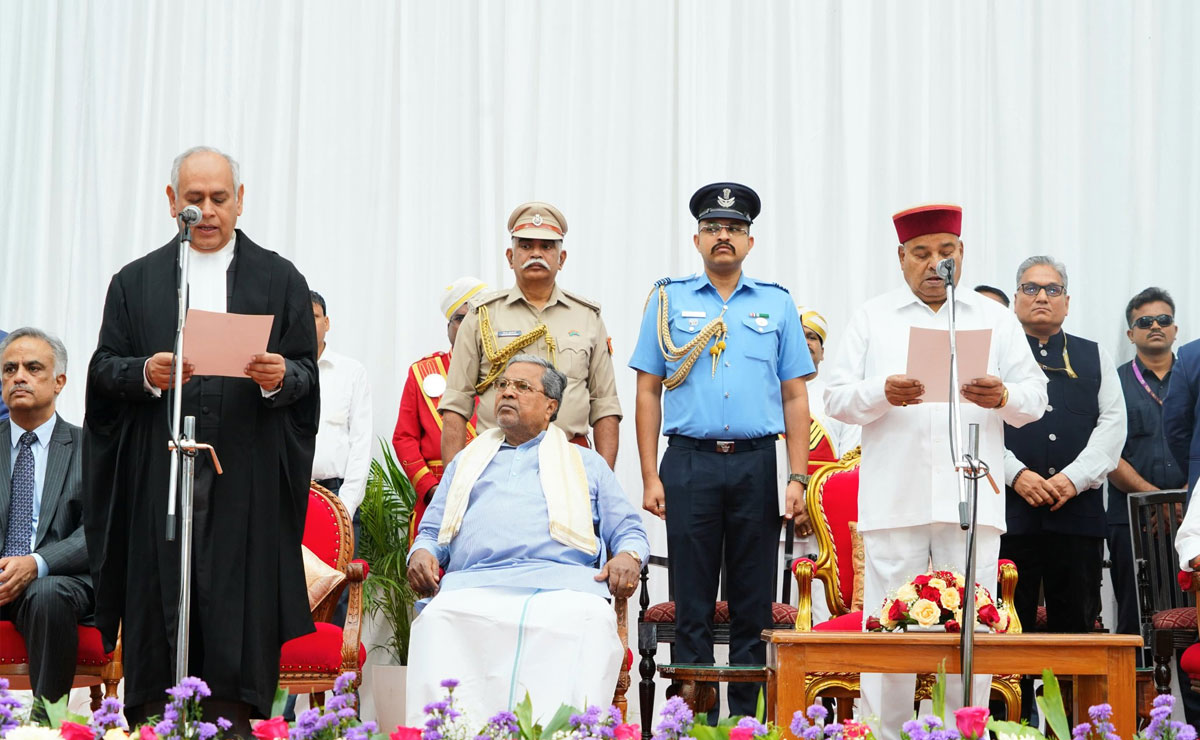 Justice Vibhu Bakhru takes oath as Chief Justice of Karnataka High Court