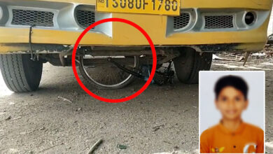 School Bus Hits Student Near Akshara International School, Kushaiguda