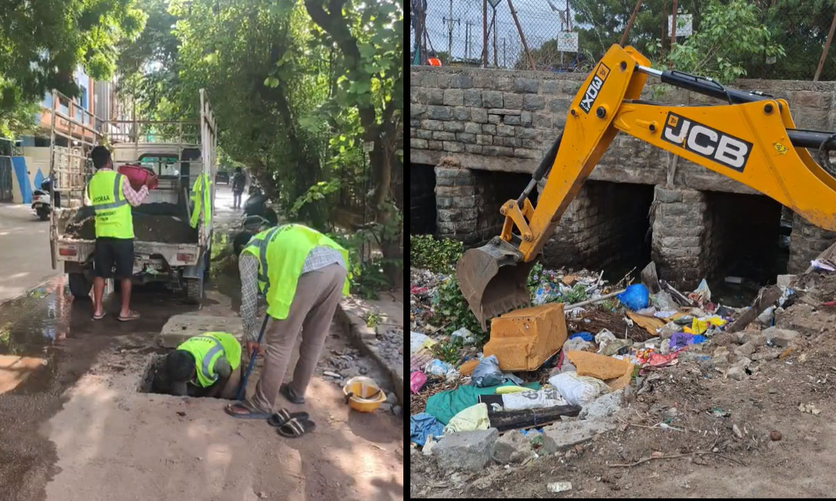 HYDRAA Operation Nala Cleanup in Hyderabad: Massive Desilting Drive Boosts Monsoon Preparedness