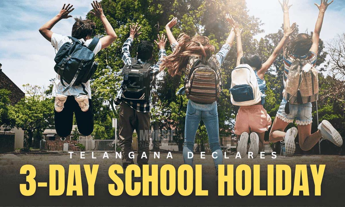 The Telangana government has declared a three-day consecutive holiday for schools located in parts of Secunderabad from July 12 to July 14, in observance of the annual Bonalu festival.