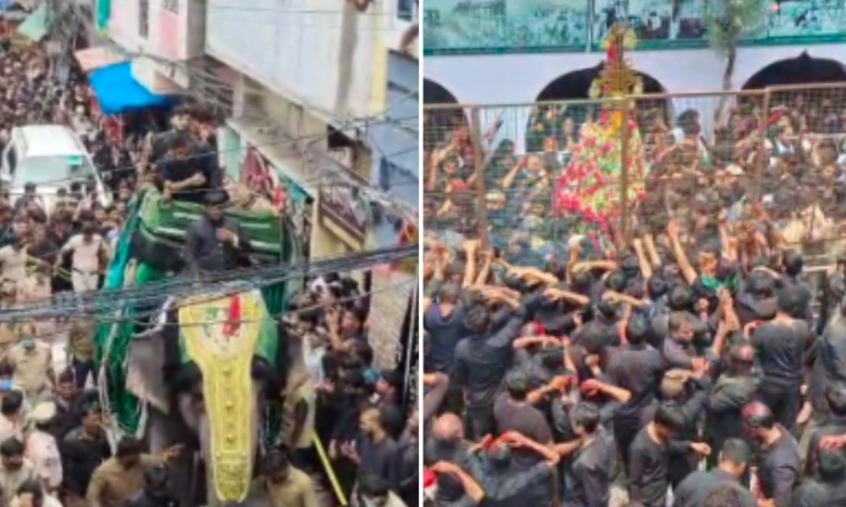 Bibi Ka Alam Procession Draws Thousands in Hyderabad Amid Tight Security