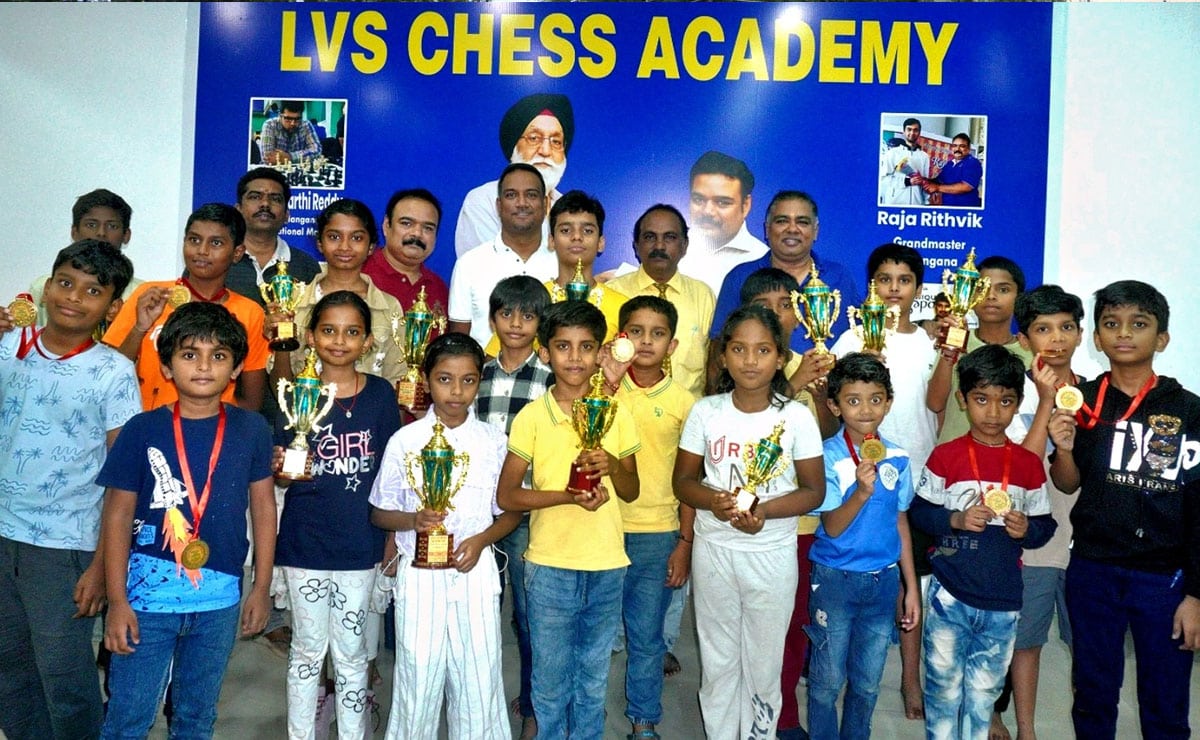Hyderabad’s Ravi Krishna Wins First LVS Academy Open Rapid Chess Tournament 2025