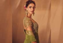 Ananya Panday radiates festive glow in her saree look on Ganesh Chaturthi
