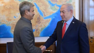 Israeli PM Netanyahu meets Indian envoy, vows to deepen strategic ties