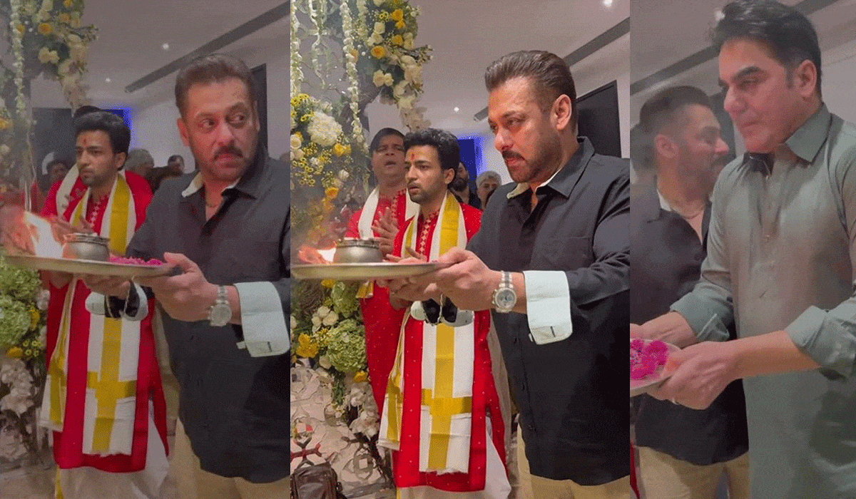 Salman Khan shares glimpses of Khan family’s Ganpati celebrations