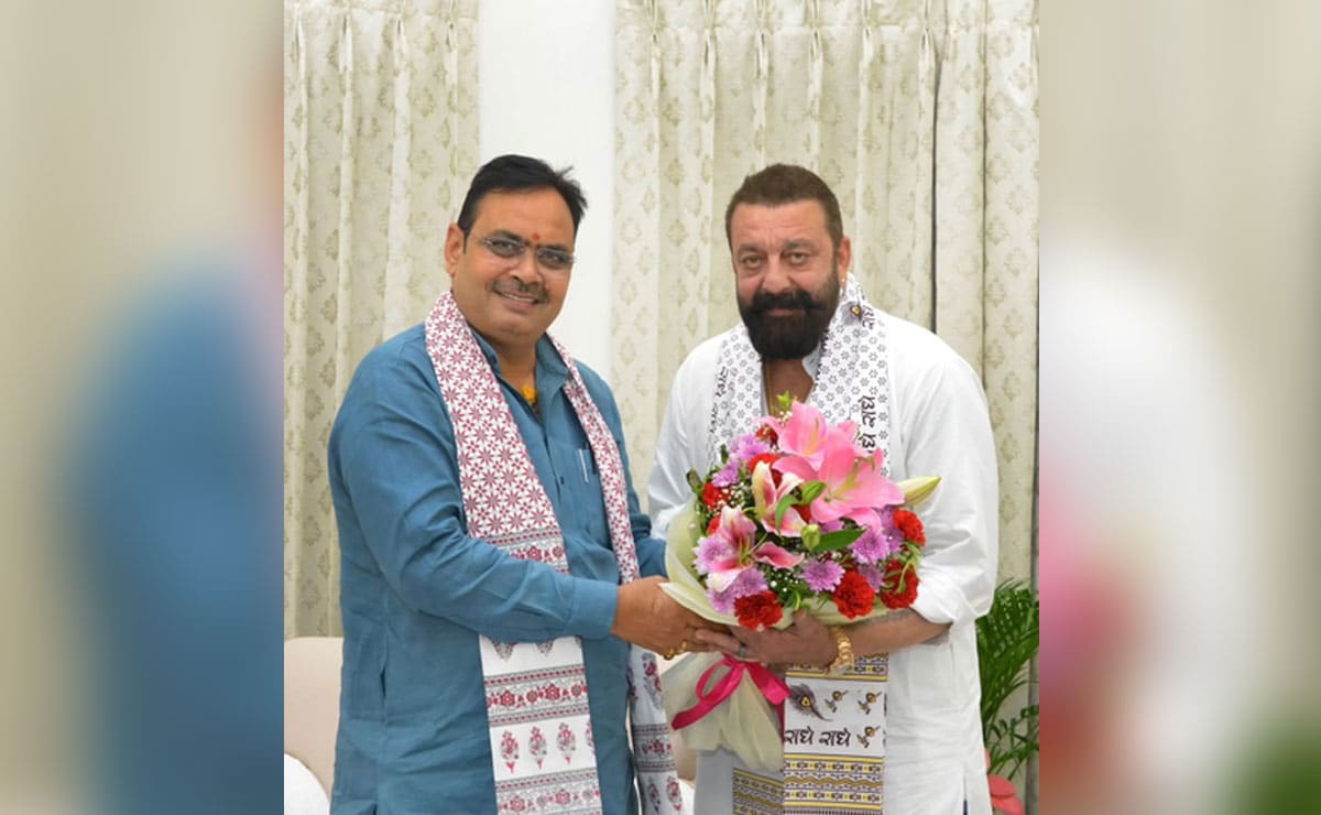 Sanjay Dutt meets Rajasthan CM Bhajan Lal Sharma, talks about working towards dreams for Rajasthan