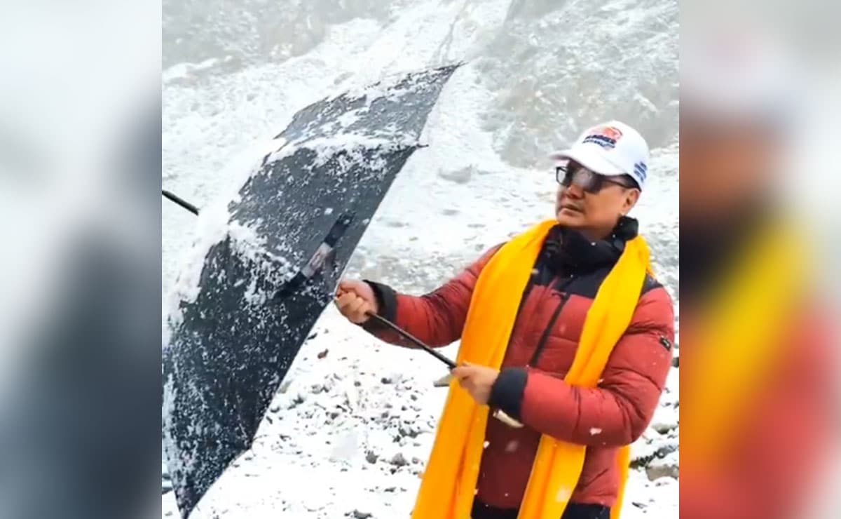 'Snowfall in summer!' Kiren Rijiju shares stunning Ladakh experience