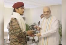 HM Amit Shah felicitates security personnel involved in Op Mahadev, praises their bravery