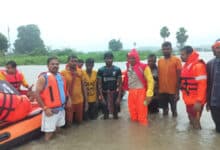 Six persons trapped in swollen stream in Telangana