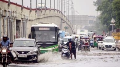 IMD issues rain alert for Delhi as heavy downpour disrupts flights, traffic