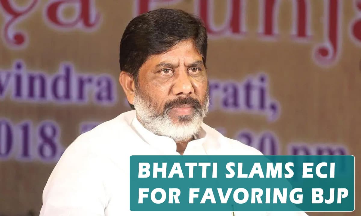 Bhatti Vikramarka Slams ECI for Favoring BJP, Warns of Civil Rights Breach