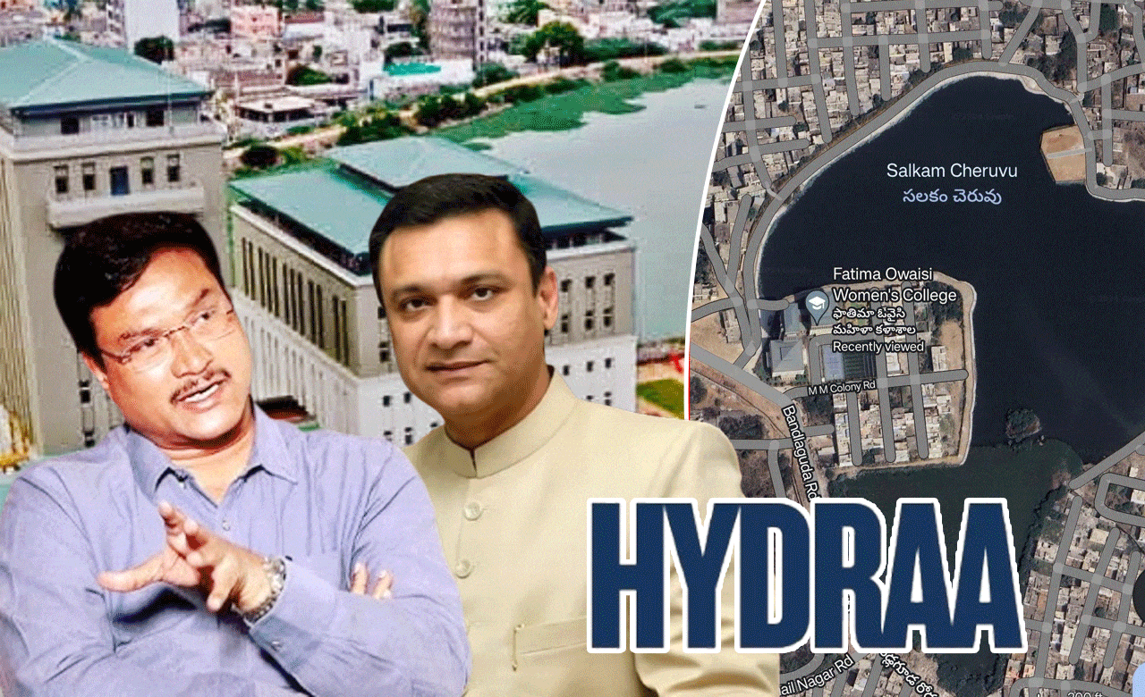 Countdown Begins: HYDRAA Readies Demolition of Fatima Owaisi Campus on Lake Land