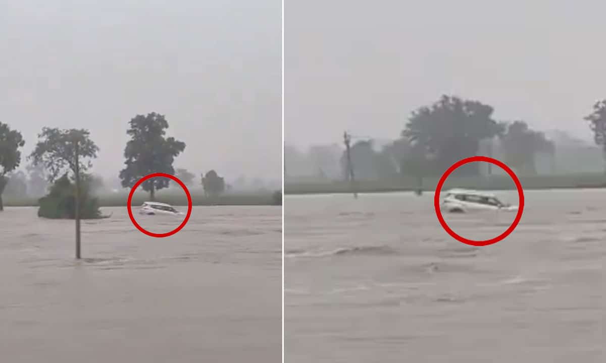 Flood in Medak District, Four People Feared Swept Away, Several Villages Submerged