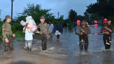 Telangana Rains: 2,000 Rescued as Army & Air Force Join Ops; Flood Scare in Hyderabad, Rescue Teams on Standby